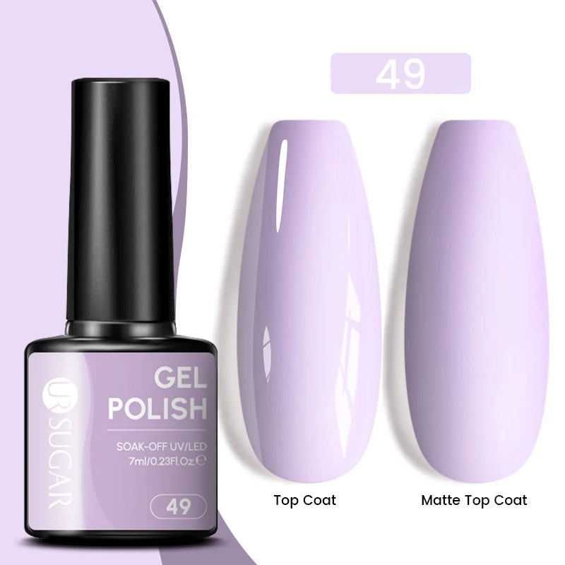 Gold Glitter Gel Nail Polish – Champagne Sparkle UV Semi-Permanent 7ml