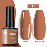 Gold Glitter Gel Nail Polish – Champagne Sparkle UV Semi-Permanent 7ml