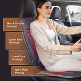 Massage Seat Cushion with 10 Vibration Motors, Back Massage Chair Pad for Back Pain Relief, Gifts