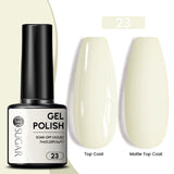 Gold Glitter Gel Nail Polish – Champagne Sparkle UV Semi-Permanent 7ml