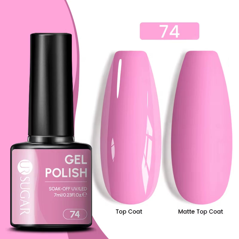Gold Glitter Gel Nail Polish – Champagne Sparkle UV Semi-Permanent 7ml