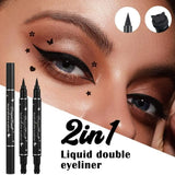 Eyeliner Stamp Pen – Double-Ended Triangle Wing Cat Eye Tool