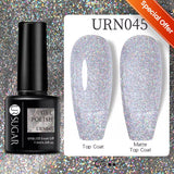 Gold Glitter Gel Nail Polish – Champagne Sparkle UV Semi-Permanent 7ml