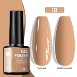 Gold Glitter Gel Nail Polish – Champagne Sparkle UV Semi-Permanent 7ml
