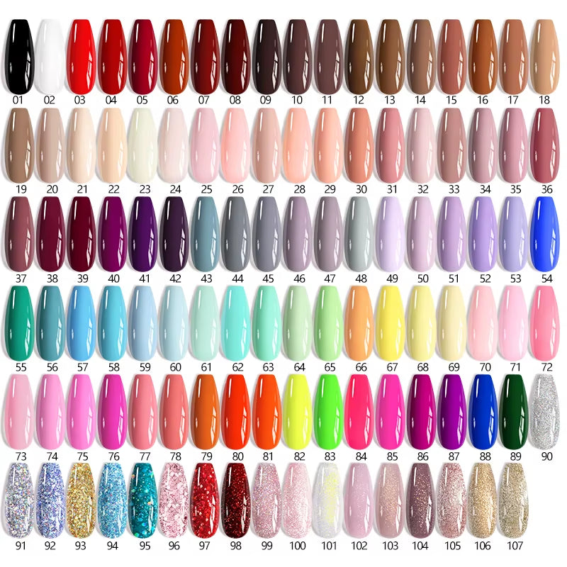 Gold Glitter Gel Nail Polish – Champagne Sparkle UV Semi-Permanent 7ml