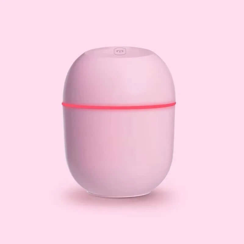 220Ml Mini Air Humidifier with LED Night Lamp Aromatherapy Oil Diffuser Mist Maker USB Rechargable for Car Home Office