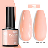 Gold Glitter Gel Nail Polish – Champagne Sparkle UV Semi-Permanent 7ml