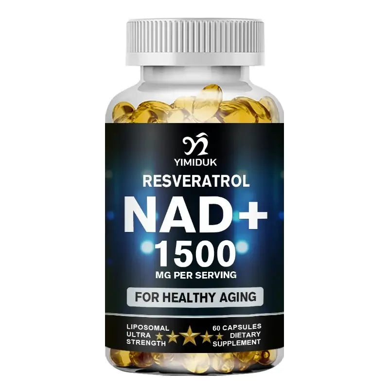 Elevate Your Vitality with Our 1500mg Liposomal NAD+ Supplement - Boost Stamina & Embrace Healthy Aging!