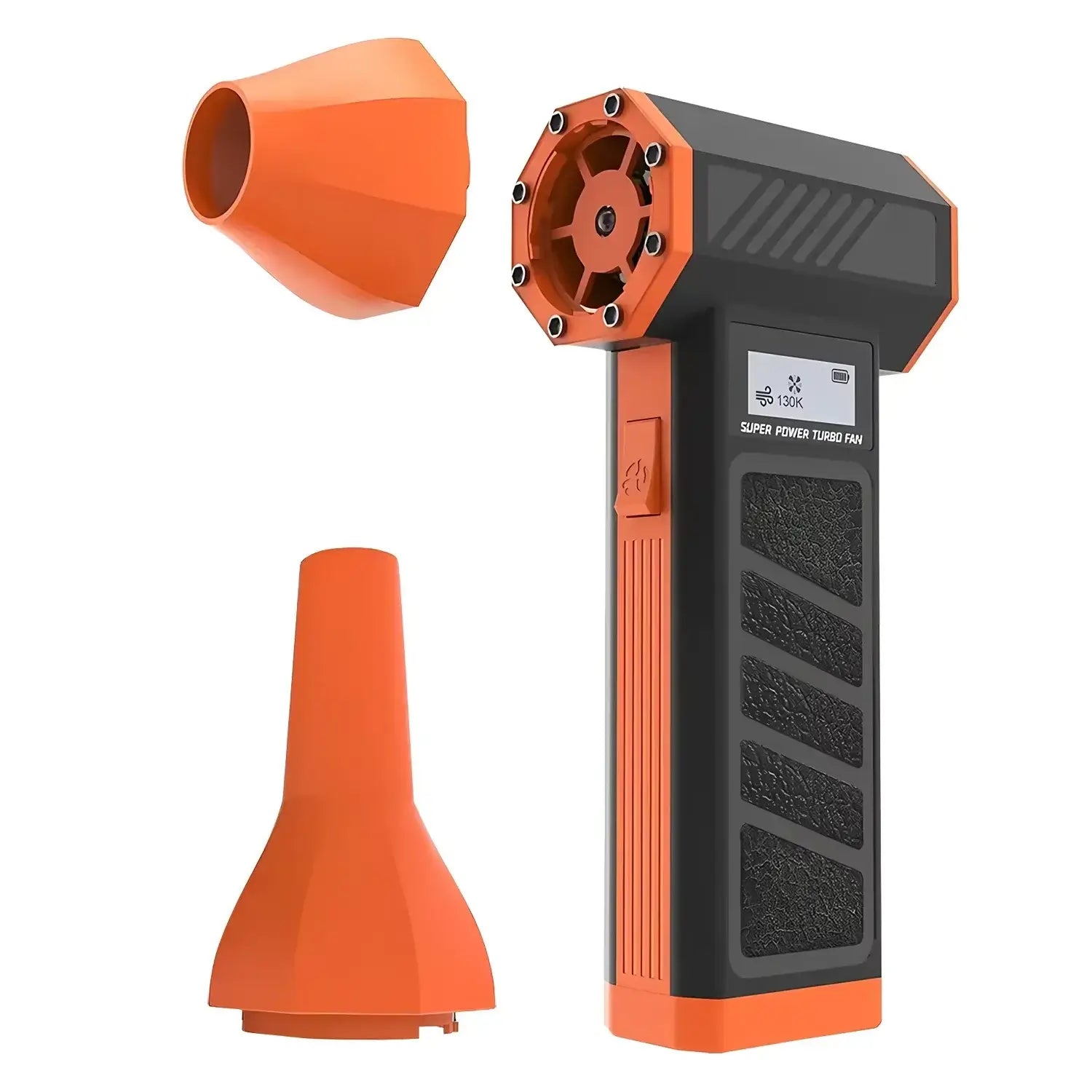 300000RPM Portable Electric Turbo Jet Blower with detachable nozzles for versatile cleaning and drying.