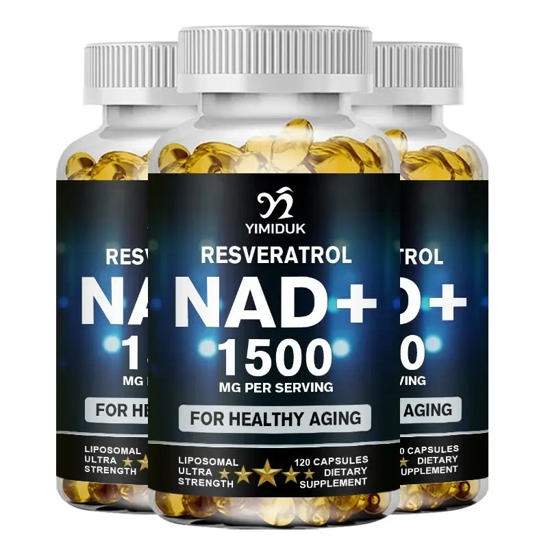 Elevate Your Vitality with Our 1500mg Liposomal NAD+ Supplement - Boost Stamina & Embrace Healthy Aging!