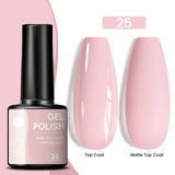 Gold Glitter Gel Nail Polish – Champagne Sparkle UV Semi-Permanent 7ml