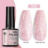 Gold Glitter Gel Nail Polish – Champagne Sparkle UV Semi-Permanent 7ml
