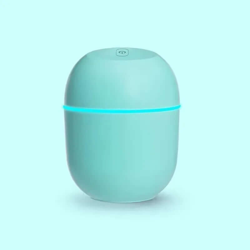 220Ml Mini Air Humidifier with LED Night Lamp Aromatherapy Oil Diffuser Mist Maker USB Rechargable for Car Home Office