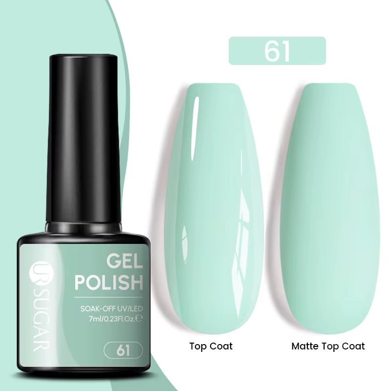 Gold Glitter Gel Nail Polish – Champagne Sparkle UV Semi-Permanent 7ml