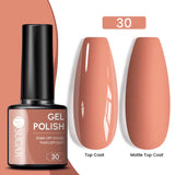 Gold Glitter Gel Nail Polish – Champagne Sparkle UV Semi-Permanent 7ml