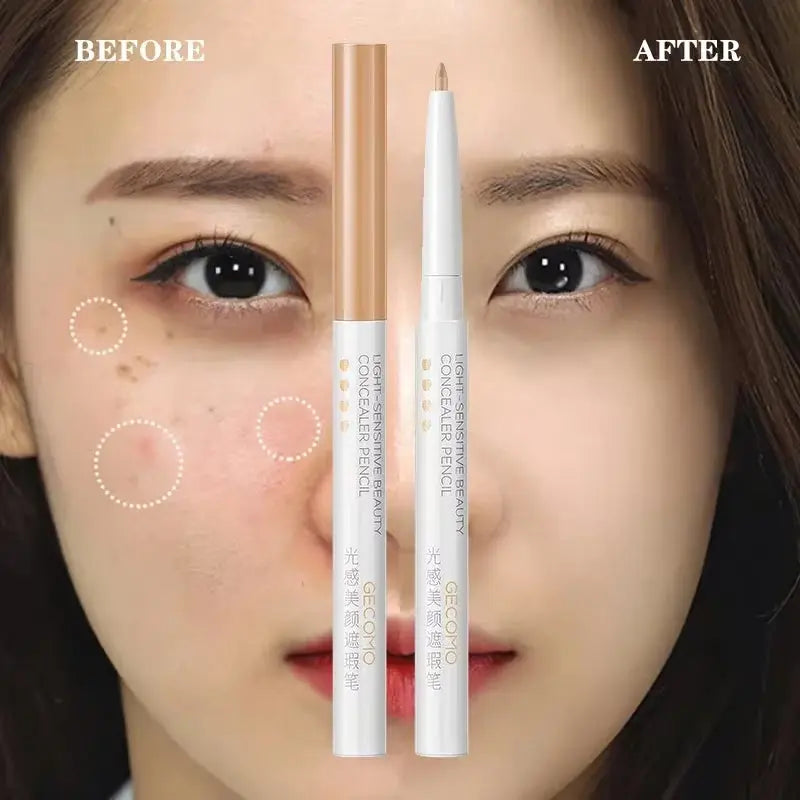 SilkCover™ Full Cover Concealer Stick – Waterproof Spot &amp; Blemish Corrector for Flawless Face, Brows &amp; Lips
