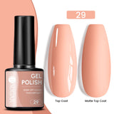 Gold Glitter Gel Nail Polish – Champagne Sparkle UV Semi-Permanent 7ml