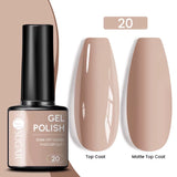 Gold Glitter Gel Nail Polish – Champagne Sparkle UV Semi-Permanent 7ml
