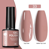 Gold Glitter Gel Nail Polish – Champagne Sparkle UV Semi-Permanent 7ml