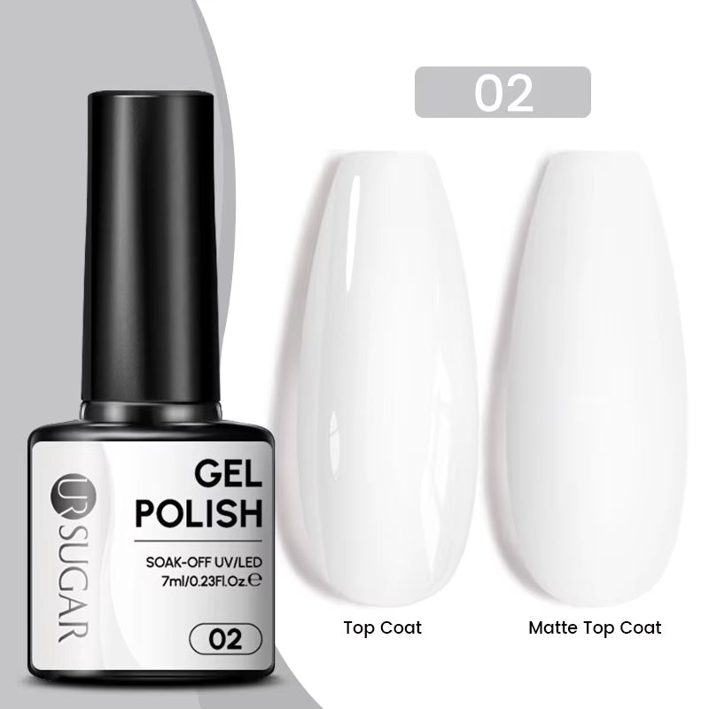 Gold Glitter Gel Nail Polish – Champagne Sparkle UV Semi-Permanent 7ml