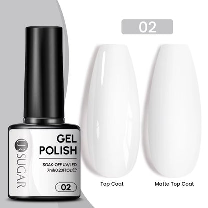 Gold Glitter Gel Nail Polish – Champagne Sparkle UV Semi-Permanent 7ml