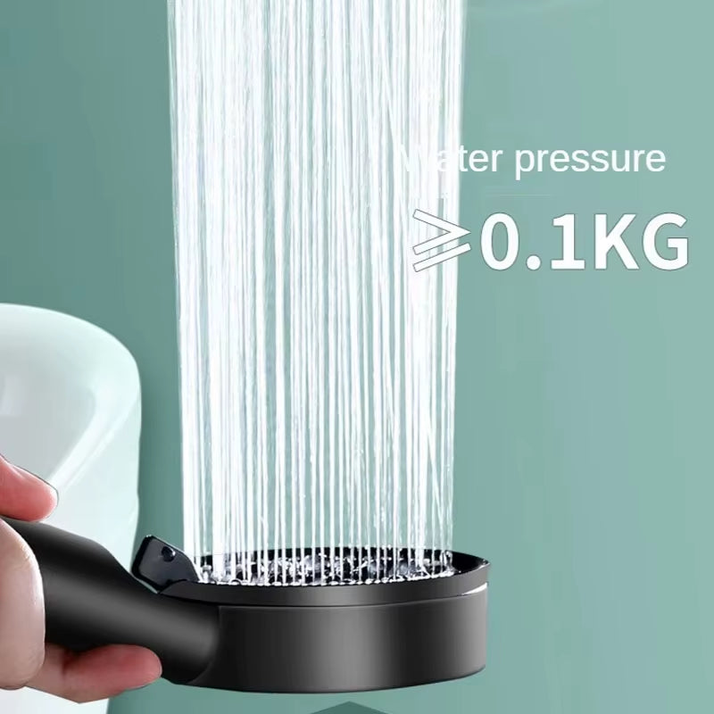 High Pressure Shower Head 5 Modes Adjustable Water Saving Handheld