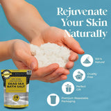 Dead Sea Salt Bath Soak 19 lbs Fine Grain for Relaxation & Skin Care