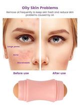 Oil Absorbing Roller – MatteGlow™ Reusable Volcanic Face Roller
