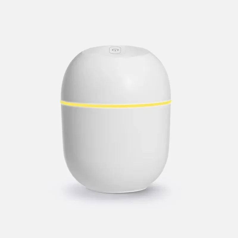 220Ml Mini Air Humidifier with LED Night Lamp Aromatherapy Oil Diffuser Mist Maker USB Rechargable for Car Home Office