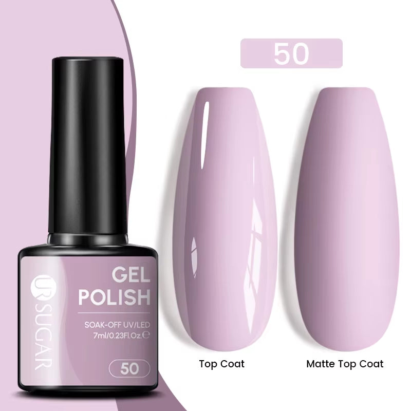 Gold Glitter Gel Nail Polish – Champagne Sparkle UV Semi-Permanent 7ml