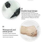 Eyeliner Stamp Pen – Double-Ended Triangle Wing Cat Eye Tool