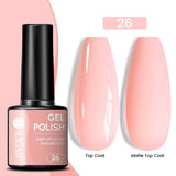 Gold Glitter Gel Nail Polish – Champagne Sparkle UV Semi-Permanent 7ml