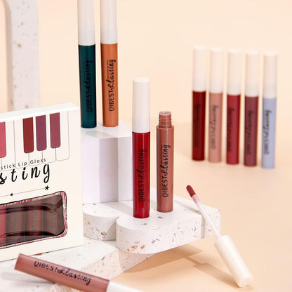 Ultimate 12-Piece Matte Liquid Lipstick Set - 24-Hour Waterproof &amp; Long-Lasting Lip Color for Women &amp; Girls - Perfect Gift for Any Occasion!