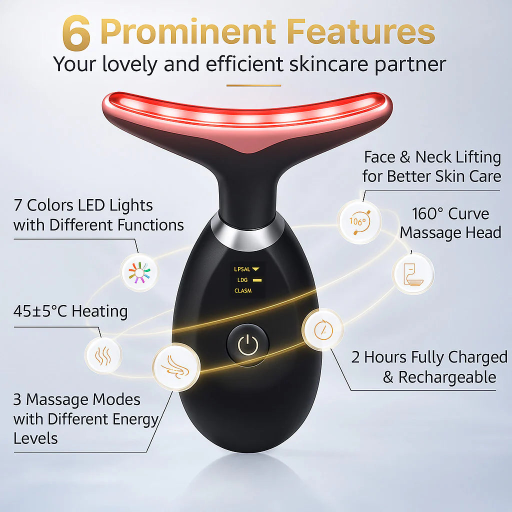 Neck &amp; Face Lifting Massager for Firmer, Youthful Skin