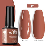 Gold Glitter Gel Nail Polish – Champagne Sparkle UV Semi-Permanent 7ml