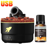 Volcanic Aroma Humidifier Essential Oil Diffuser with LED Light