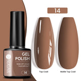 Gold Glitter Gel Nail Polish – Champagne Sparkle UV Semi-Permanent 7ml
