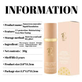 SPF 50 Foundation – Full Coverage & Sun Protection