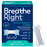 Extra Strength Nasal Strips, Clear, for Sensitive Skin, 26 Count