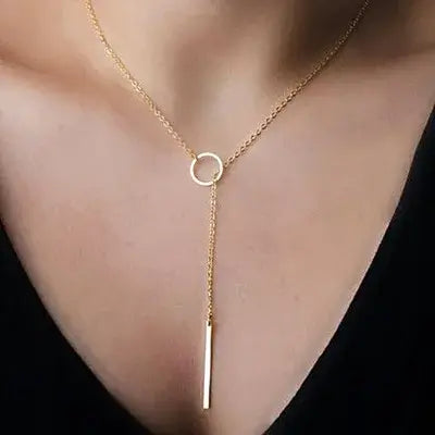 Elevate Your Style with Our Double Layer Heart Pendant Necklace - Gold Color Bohemia Choker for Women