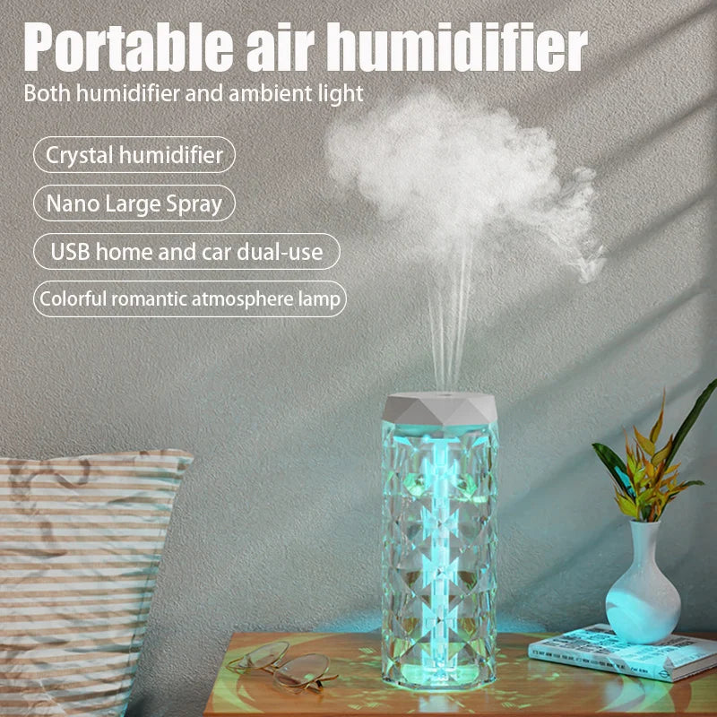 Transform Your Space with the 400ML USB Air Humidifier &amp; Aroma Diffuser - Perfect for Home, Car, and Bedroom!