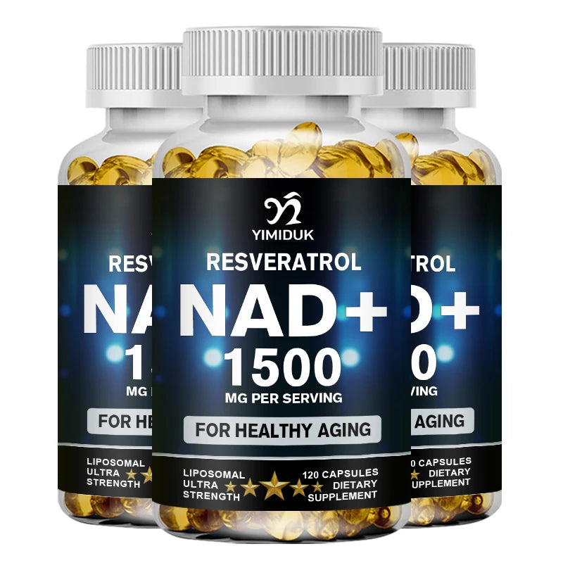 Elevate Your Vitality with Our 1500mg Liposomal NAD+ Supplement - Boost Stamina &amp; Embrace Healthy Aging!