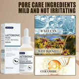 Transform Your Skin with Lactobionic Acid Shrink Pores Serum - Fade Fine Lines, Firm and Nourish for Radiant Skin!