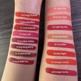 CHARMACY 16 Colors Matte Lipstick Waterproof Long-Lasting