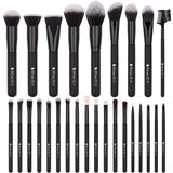 Professional Makeup Brushes Set 27Pcs Makeup Brush Set Premium Synthetic Kabuki Foundation Blending Face Powder Blush Concealers Eye Shadows Brushes