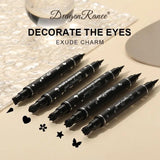 Eyeliner Stamp Pen – Double-Ended Triangle Wing Cat Eye Tool