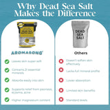 Dead Sea Salt Bath Soak 19 lbs Fine Grain for Relaxation & Skin Care