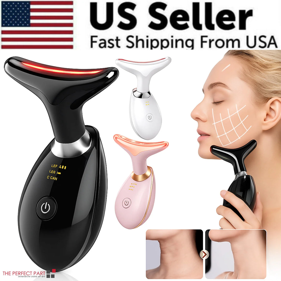 Neck &amp; Face Lifting Massager for Firmer, Youthful Skin