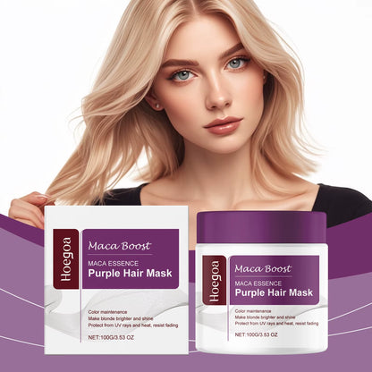 Magical Purple Hair Mask – Professional Toning Treatment for Blonde, Silver, Gray &amp; Highlighted Hair to Eliminate Brass and Yellow Tones