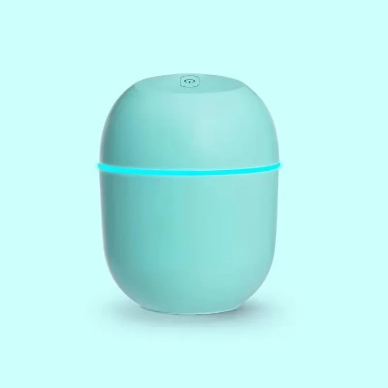 220Ml Mini Air Humidifier with LED Night Lamp Aromatherapy Oil Diffuser Mist Maker USB Rechargable for Car Home Office